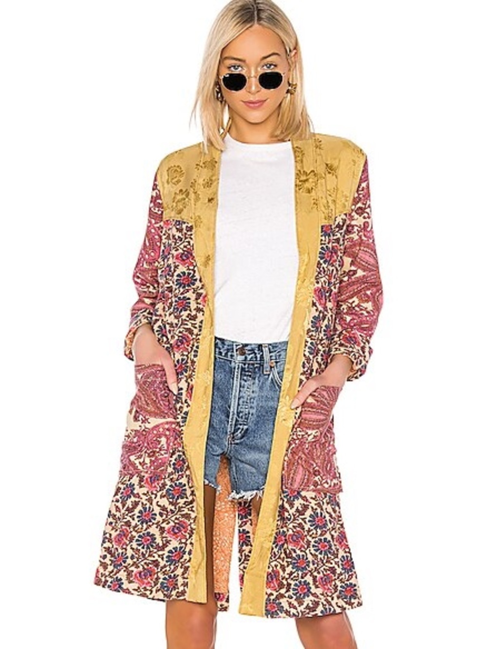 Free People Maggie Patched Duster
